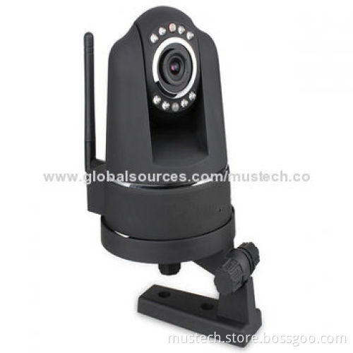 1,080P Vandal-proof IR Network Dome Security IP Camera with P2P PoE, Plug-and-play Function